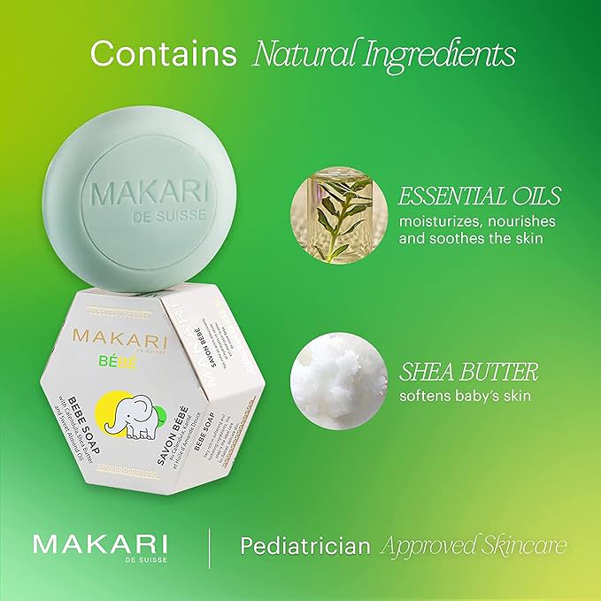 Gentle Hydrating Baby Soap 2 Pack - Image 3