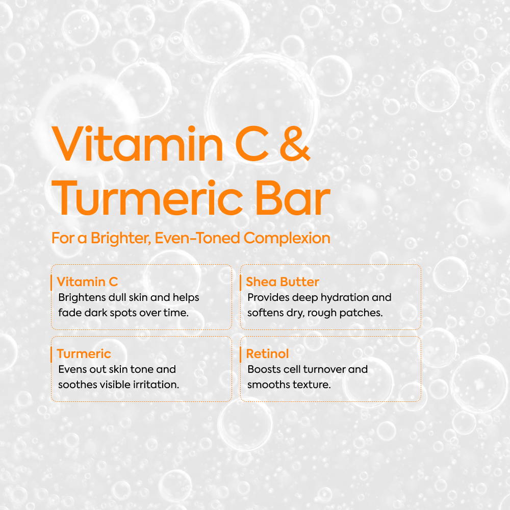 IYKYK VITAMIN C & TURMERIC FACIAL CLEANING BAR - 2 PACK - Image 7