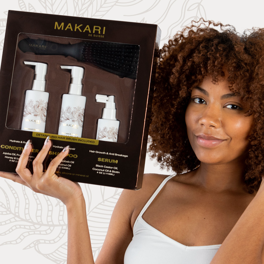Hair Set Including Shampoo + Conditioner + Serum + Hair Brush - Paris Shop - Image 6