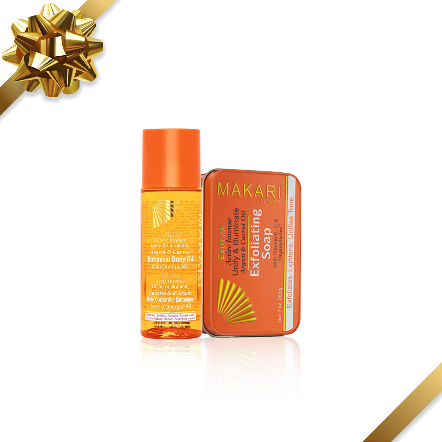 Extreme Exfoliating Soap & Botanical Body Oil Kit