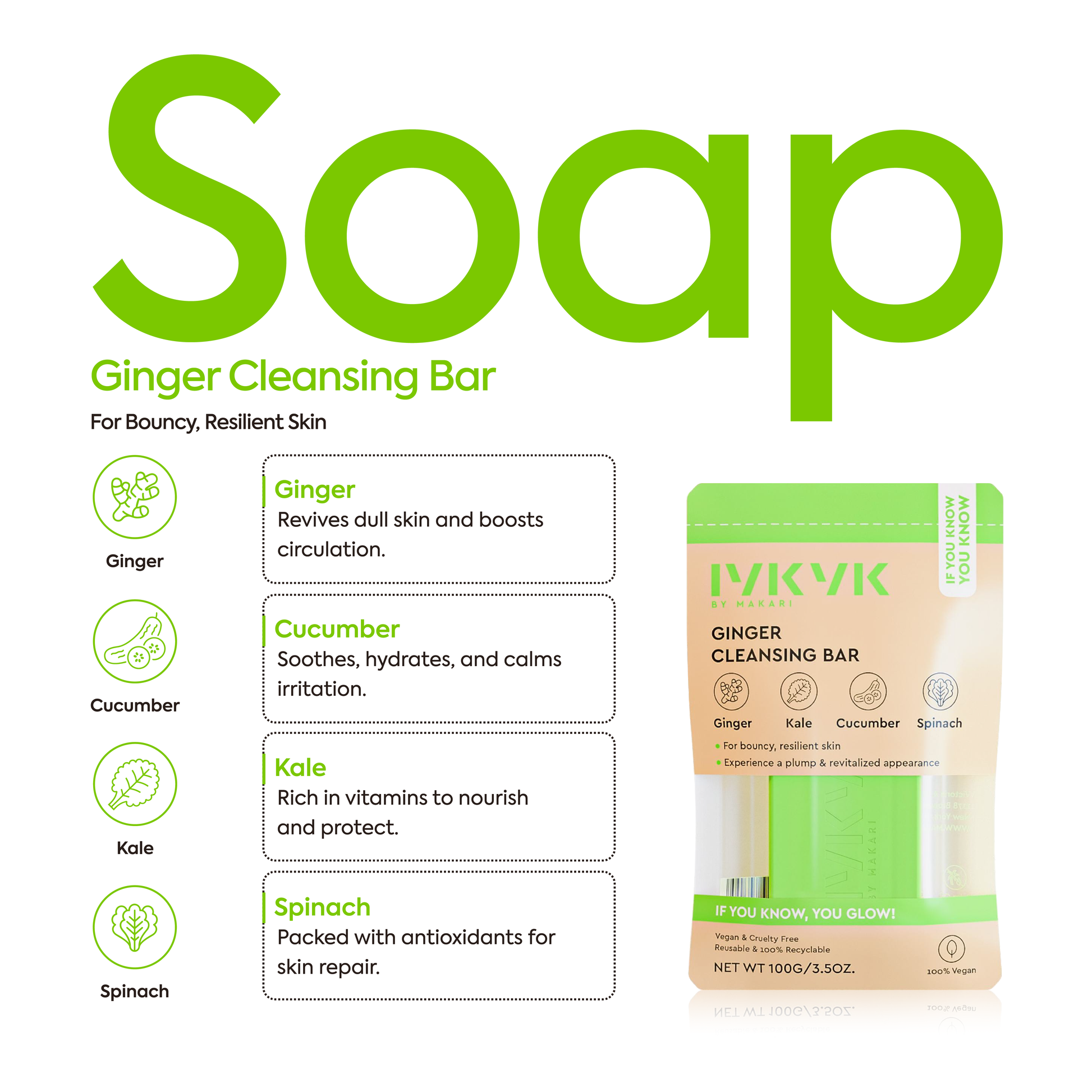 IYKYK GINGER CLEANSING BAR - 2 PACK - Image 2