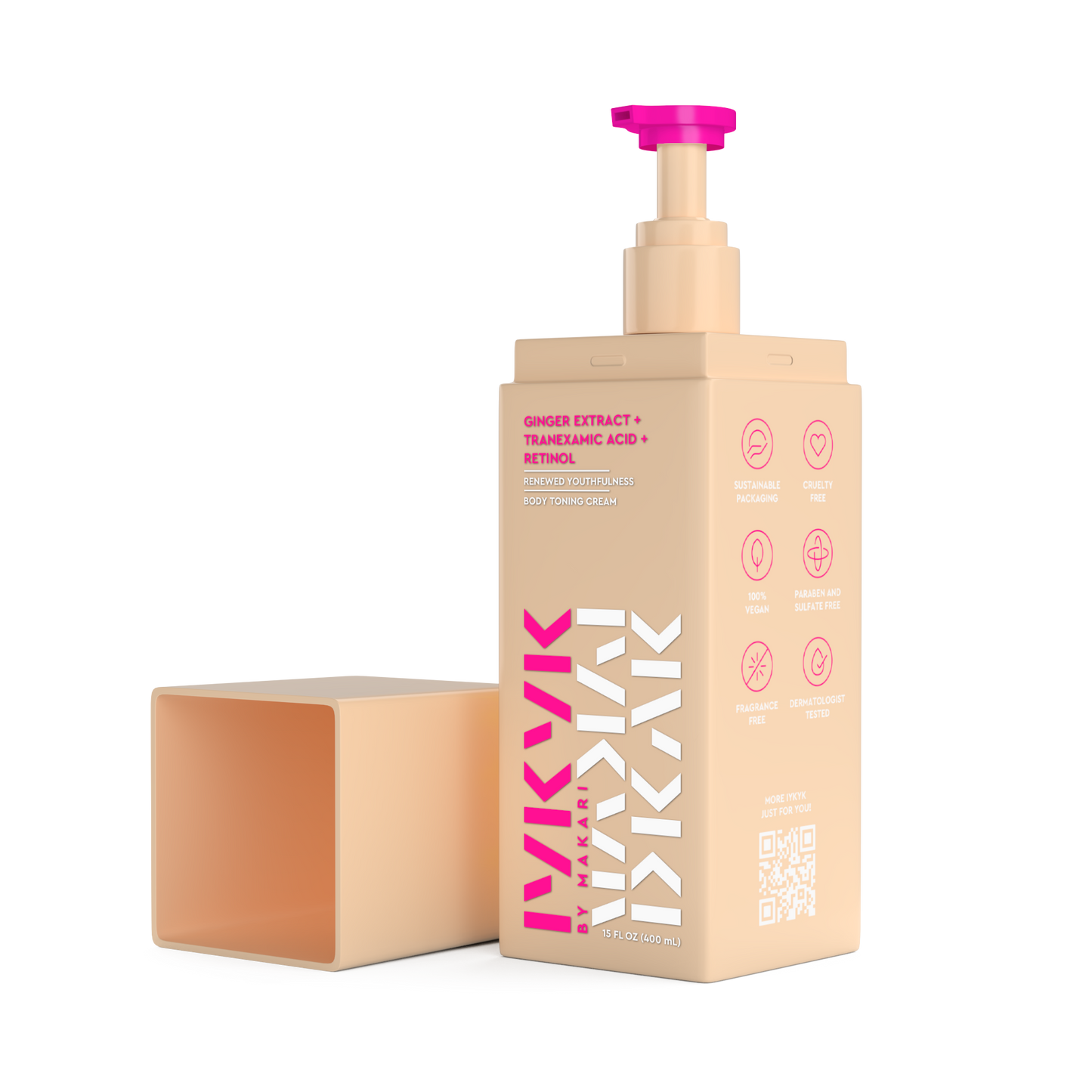 Ginger Extract + Tranexamic Acid + Retinol Body Toning Cream - IYKYK - Image 1